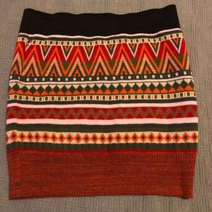 Cute knit mini skirt size S/M